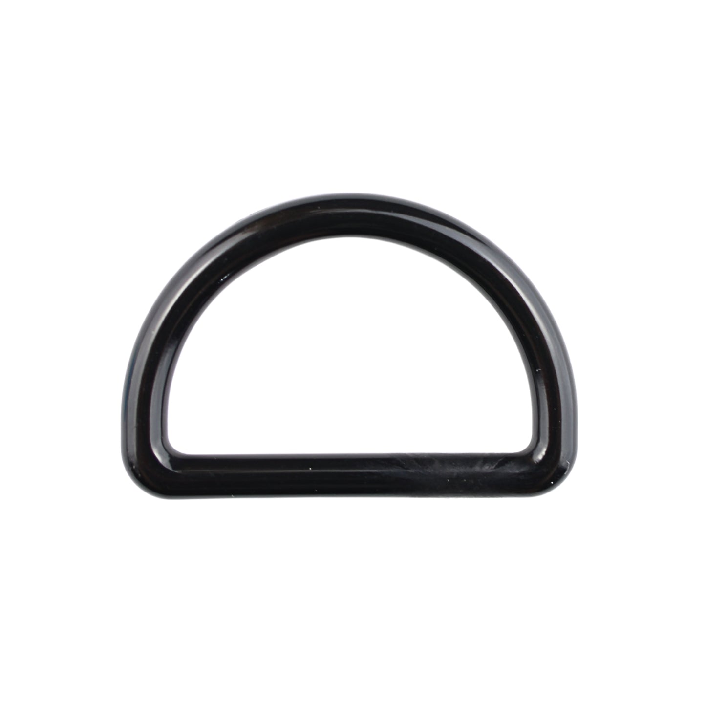 Plastic D-ring - 30/19 mm black 1 pc.