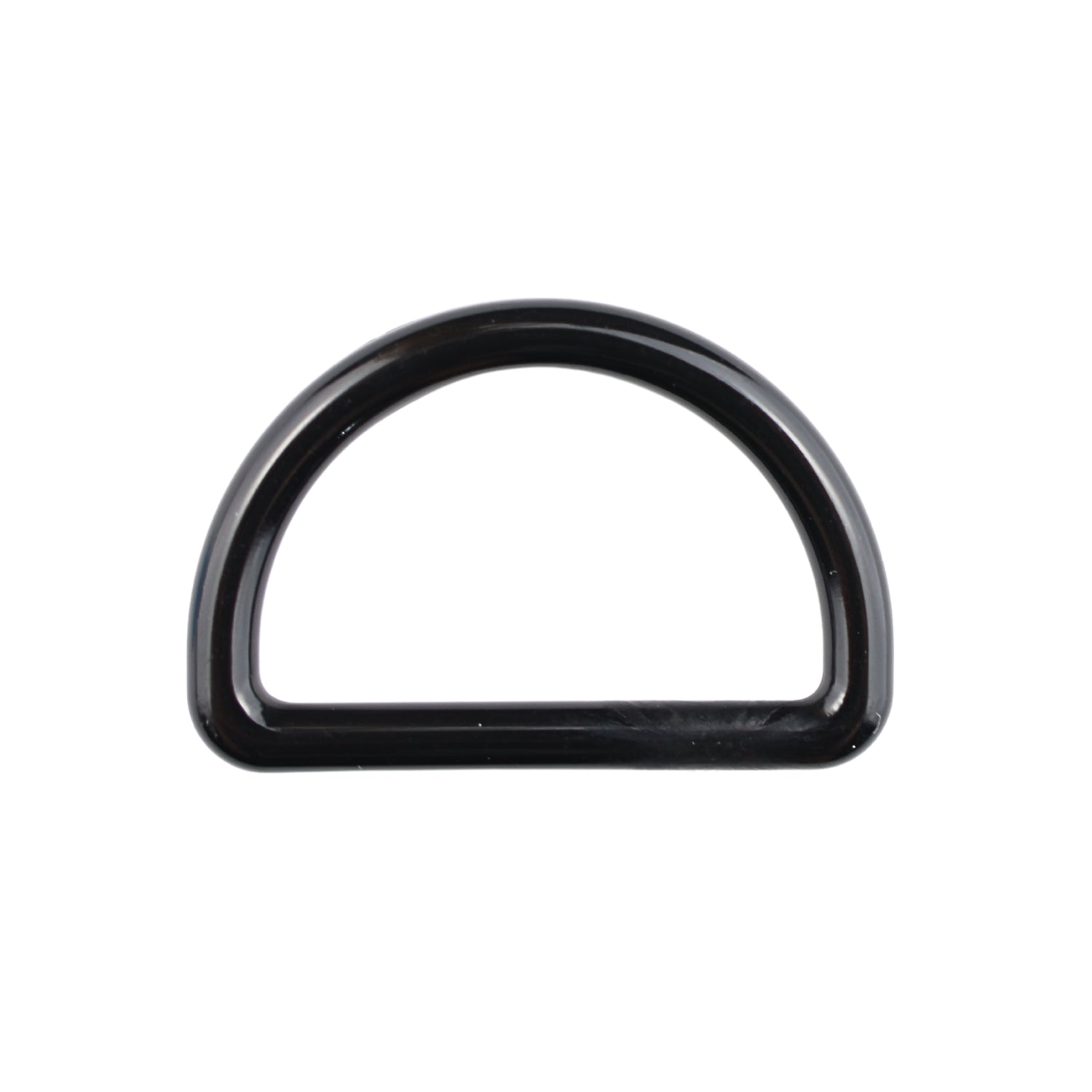 Plastic D-ring - 30/19 mm black 1 pc.