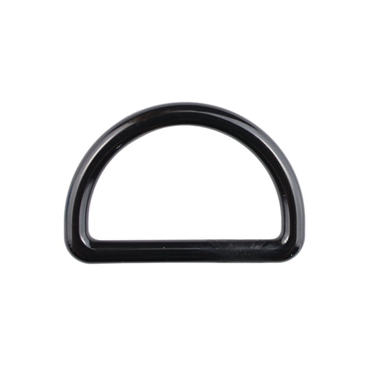 Plastikové půlkroužek - 30/19 mm černý 1 ks