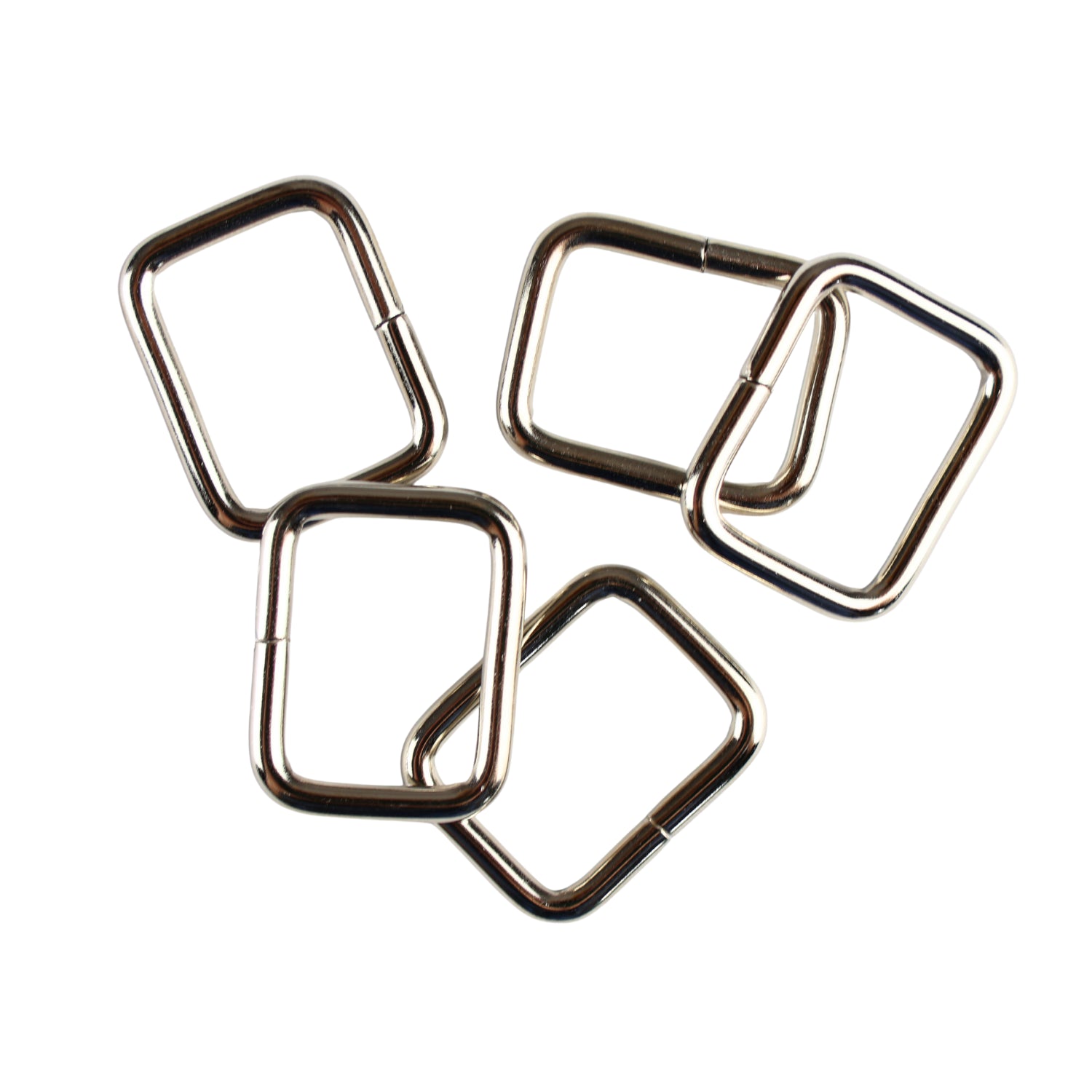 Metal frame - 20/15/3 mm nickel 1 pc.