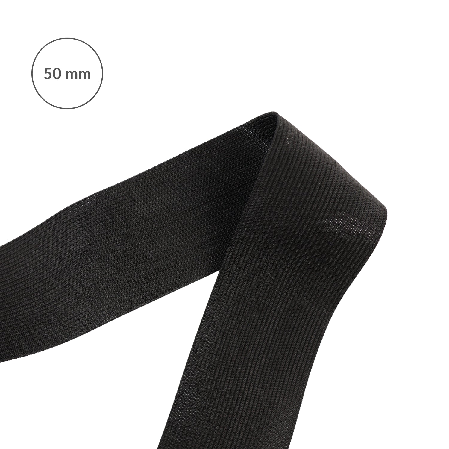 Elastic band - 50 mm/1 m black