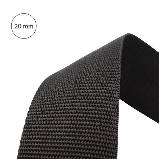 Nosný popruh - polypropylenový 20 mm/1 m černý