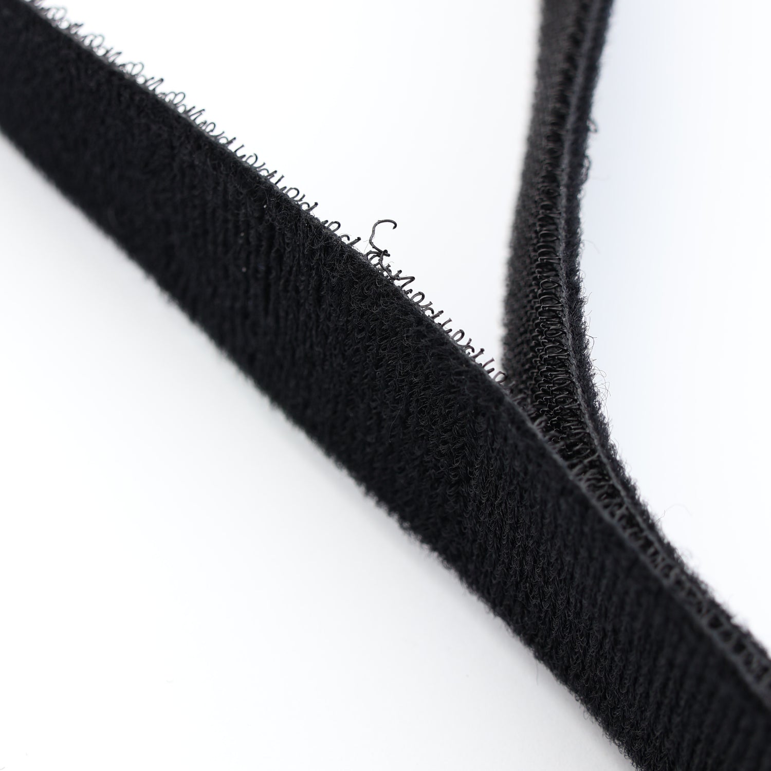 Hook and loop tape - double-sided 25 mm/1 m nylon black