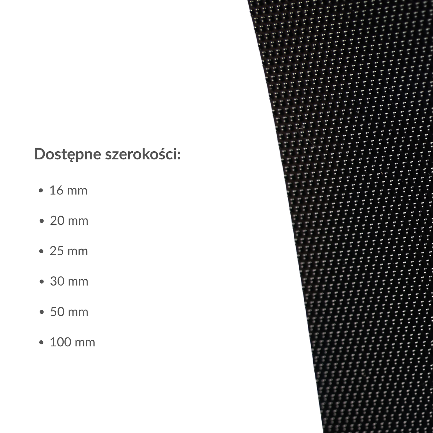 Nízkoprofilový suchý zip – háček 25 mm/1 m nylonový černý