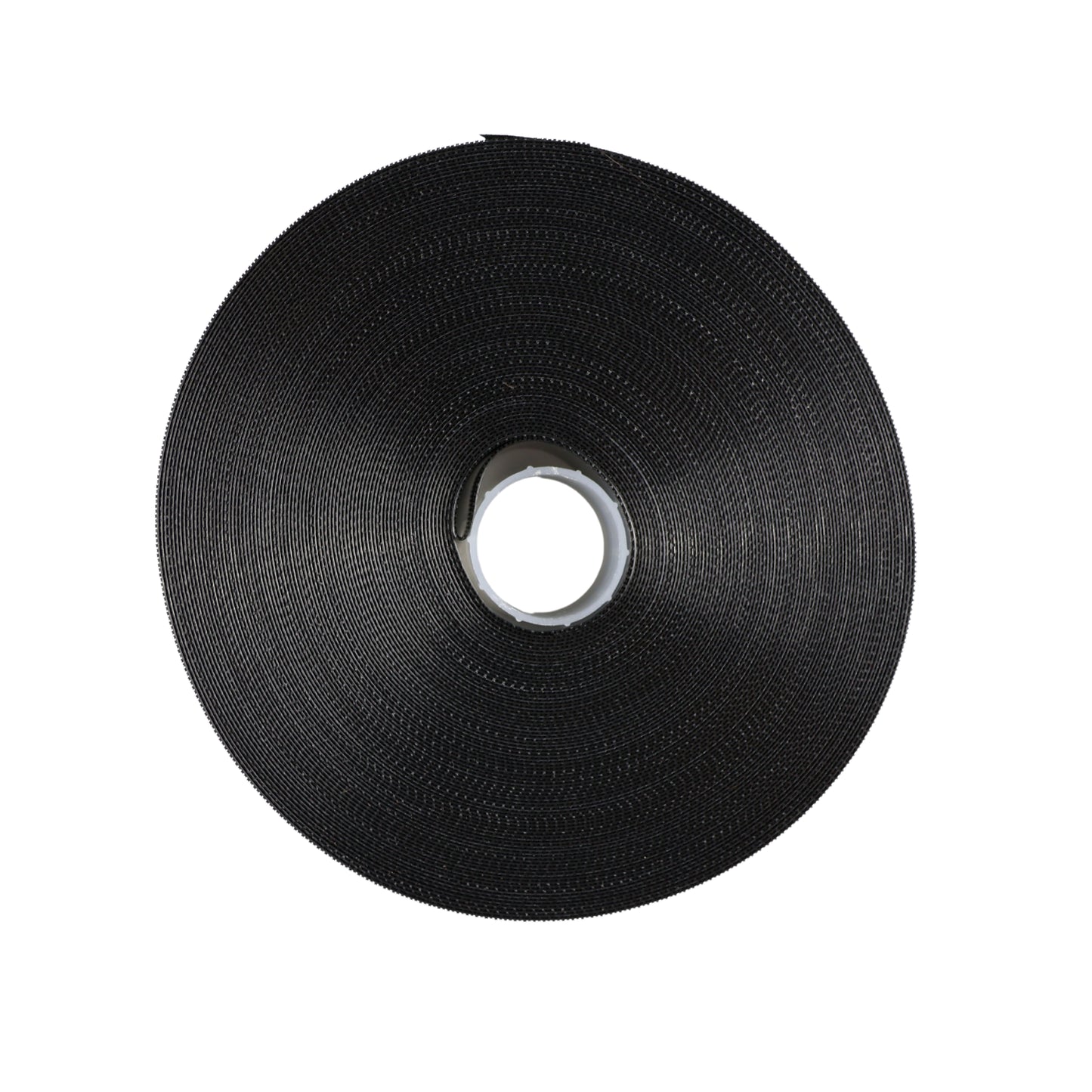 Low-profile hook velcro tape 30 mm/1 m nylon black