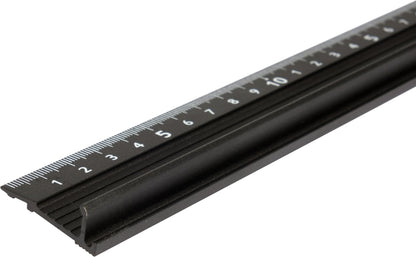 Kovové pravítko s ochranným profilem Yato - 200 mm