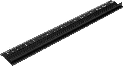Kovové pravítko s ochranným profilem Yato - 300 mm