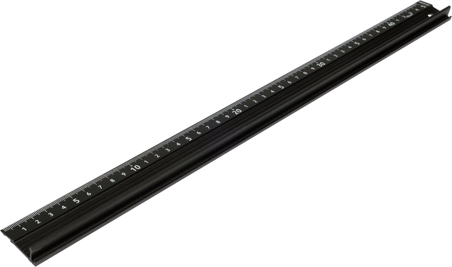 Kovové pravítko s ochranným profilem Yato - 450 mm
