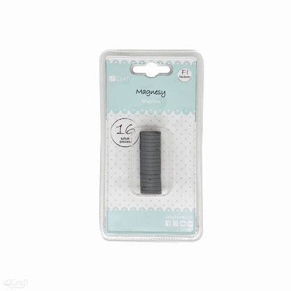 Magnesy DpCraft - průměr 16 mm x 3 mm, 16 ks