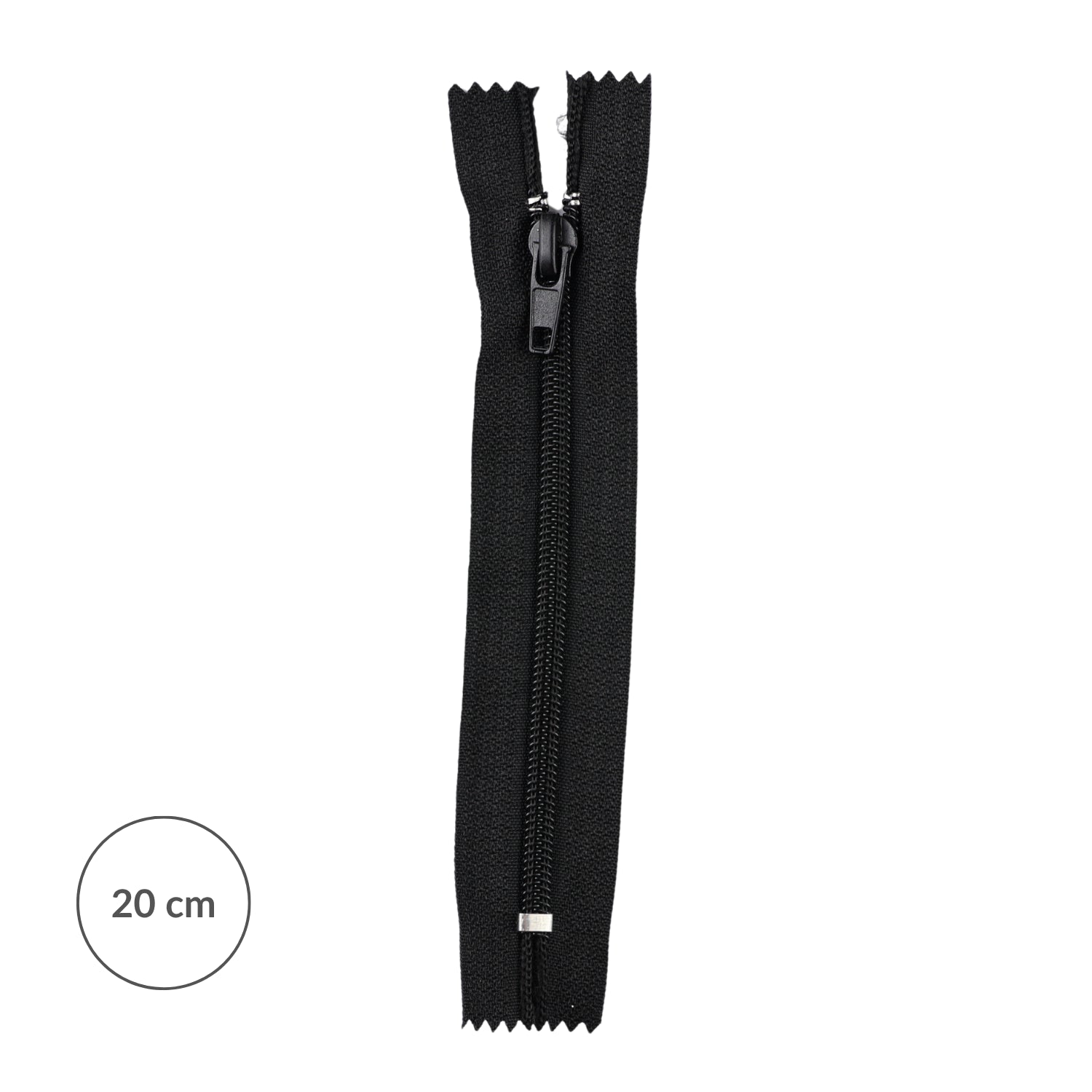 Spiral zipper #5 non-separating auto lock 20cm