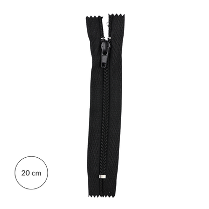 Zamek błyskawiczny - spiralny #5 nierodzielczy auto lock 20cm