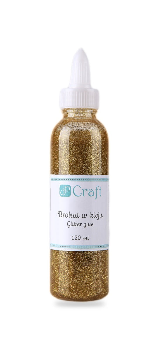 Třpytivé lepidlo DpCraft - 120 ml zlaté