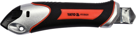 Nożyk z ostrzem łamanym Yato - 18 mm